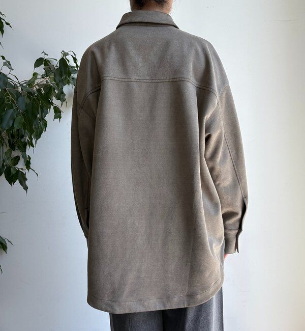  「スウェードダンボールシャツ」|シャツ・ブラウス|