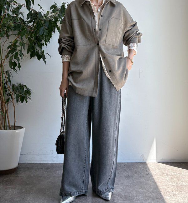  「スウェードダンボールシャツ」|シャツ・ブラウス|