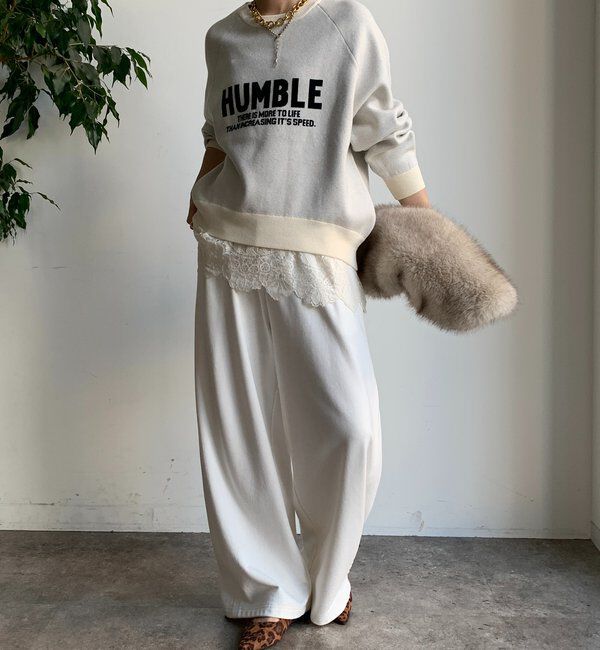  「インターシャロゴニット」|ニット・セーター|