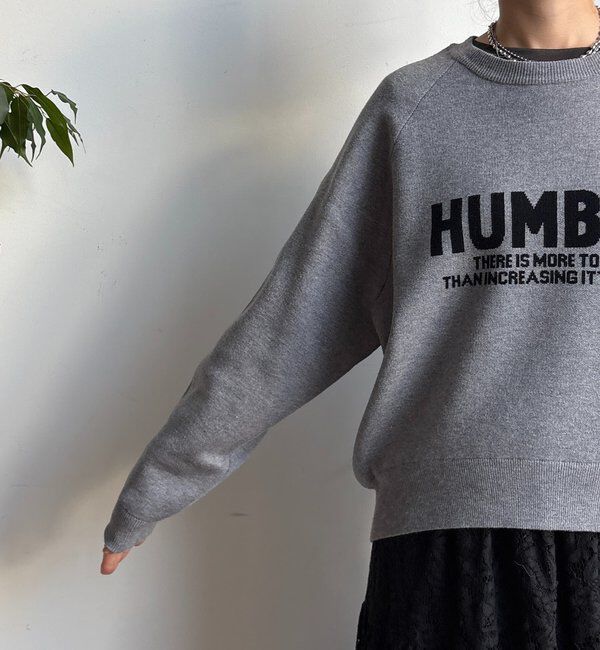  「インターシャロゴニット」|ニット・セーター|