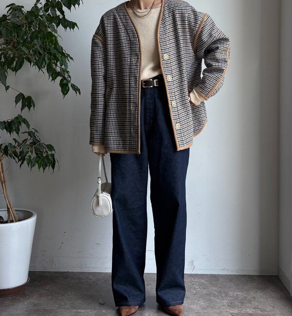  「【インフルエンサー SAKURA企画】チェックハーフコート」|その他|