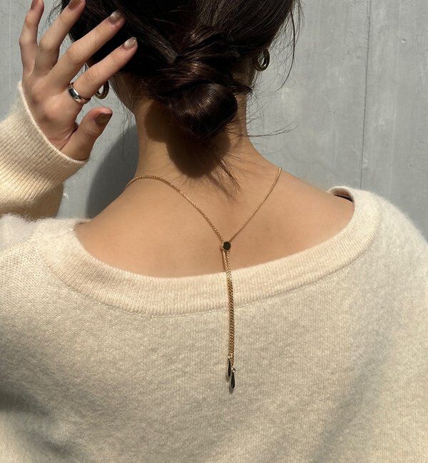  「デザインチェーンスライドネックレス」|ネックレス|