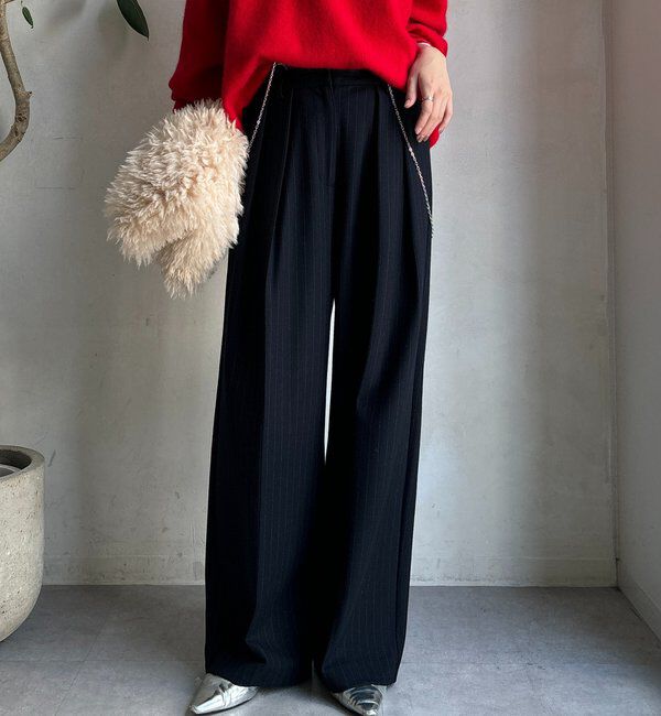  「ソフト起毛ストレッチパンツ」|チノ|