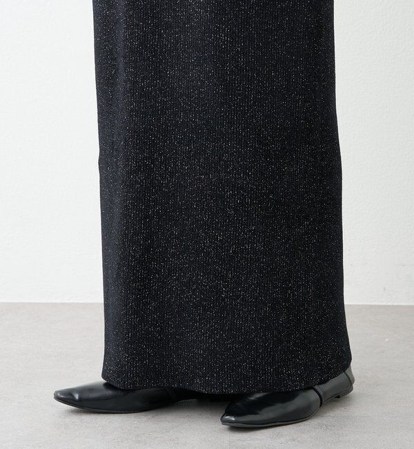  「【セットアップ対象】ラメモールニットタイトスカート」|スカート|