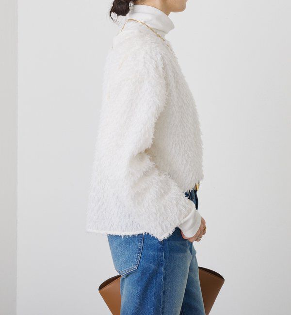  「【オケージョンにも】フェザージャガードブラウス」|シャツ・ブラウス|