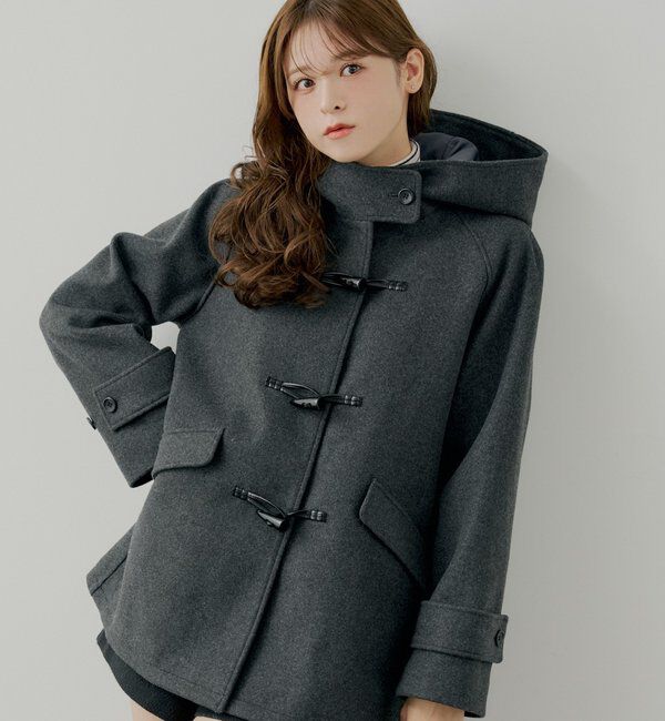  「【WEB限定】フードダッフルミドルコート」|その他|