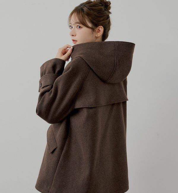  「【WEB限定】フードダッフルミドルコート」|その他|