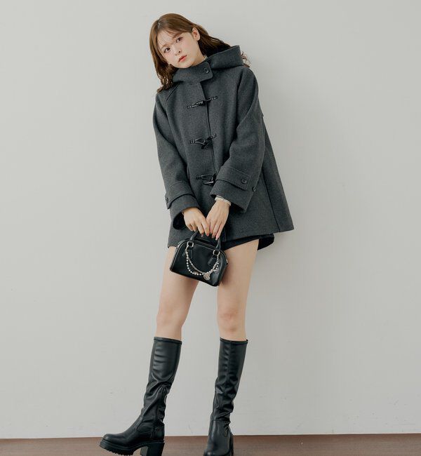  「【WEB限定】フードダッフルミドルコート」|その他|