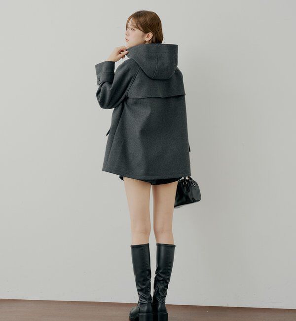  「【WEB限定】フードダッフルミドルコート」|その他|