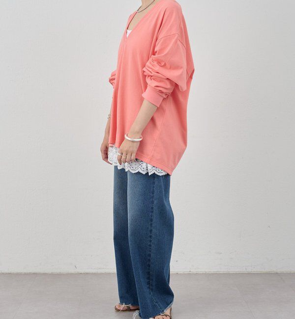  「【ONIT】ディープVネックカットソー」|Tシャツ・カットソー|