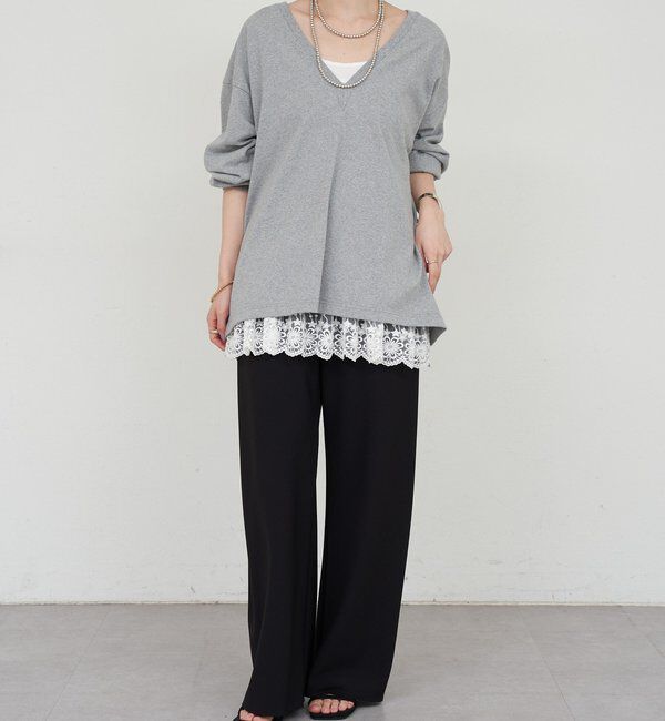  「【ONIT】ディープVネックカットソー」|Tシャツ・カットソー|