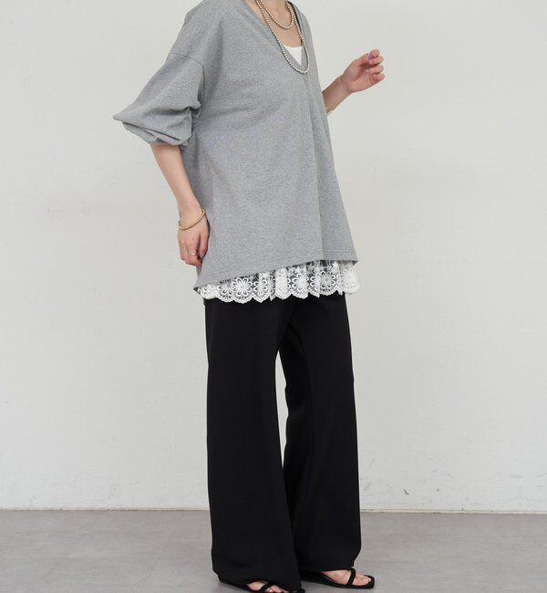  「【ONIT】ディープVネックカットソー」|Tシャツ・カットソー|