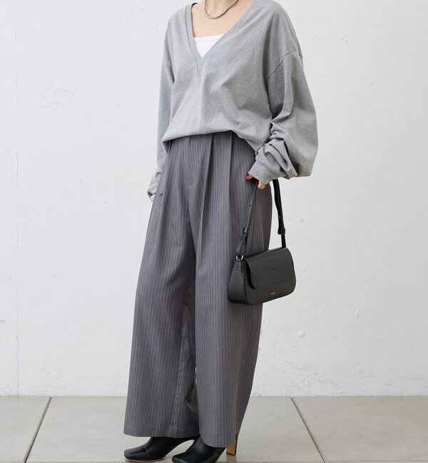  「【ONIT】ディープVネックカットソー」|Tシャツ・カットソー|