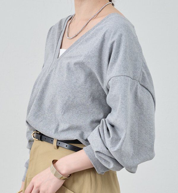  「【ONIT】ディープVネックカットソー」|Tシャツ・カットソー|