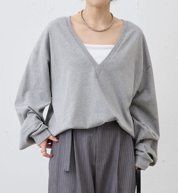  「【ONIT】ディープVネックカットソー」|Tシャツ・カットソー|