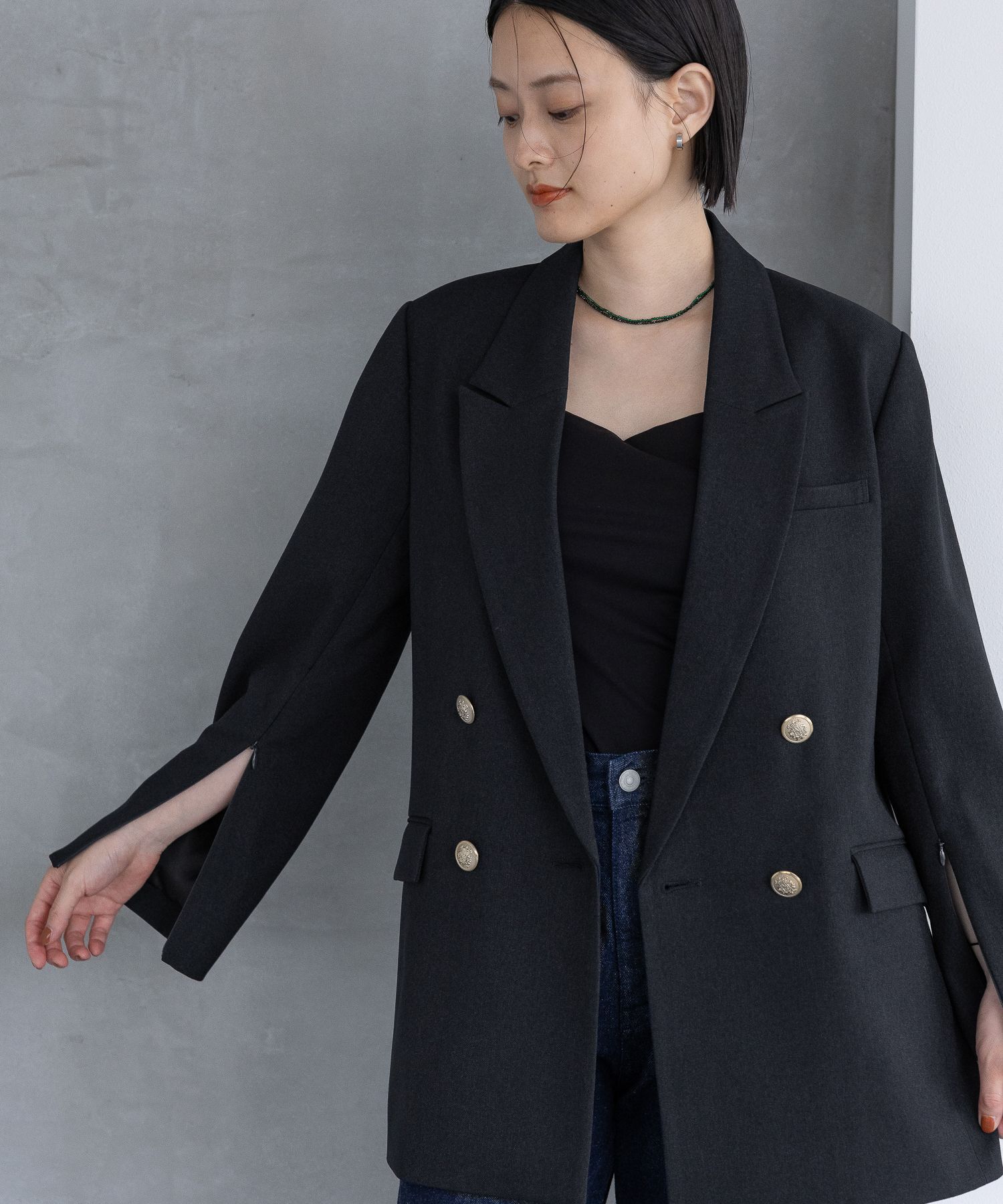 A part by 「Ｗライクテーラードスリットジャケット」|その他|