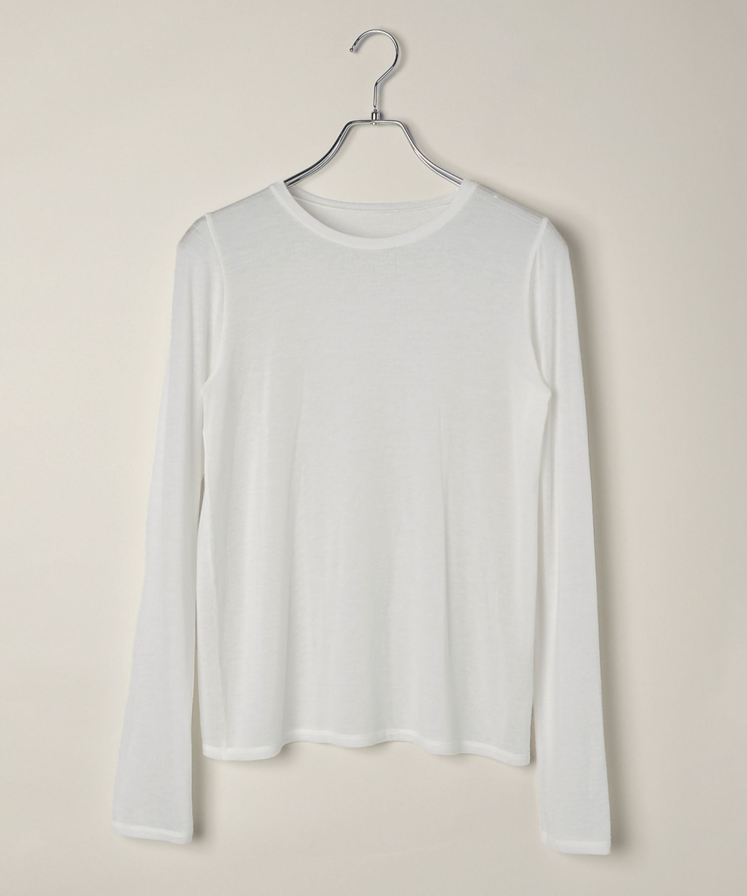 A part by 「カシミヤシルクジャージプルオーバー」|Tシャツ・カットソー|オフホワイト