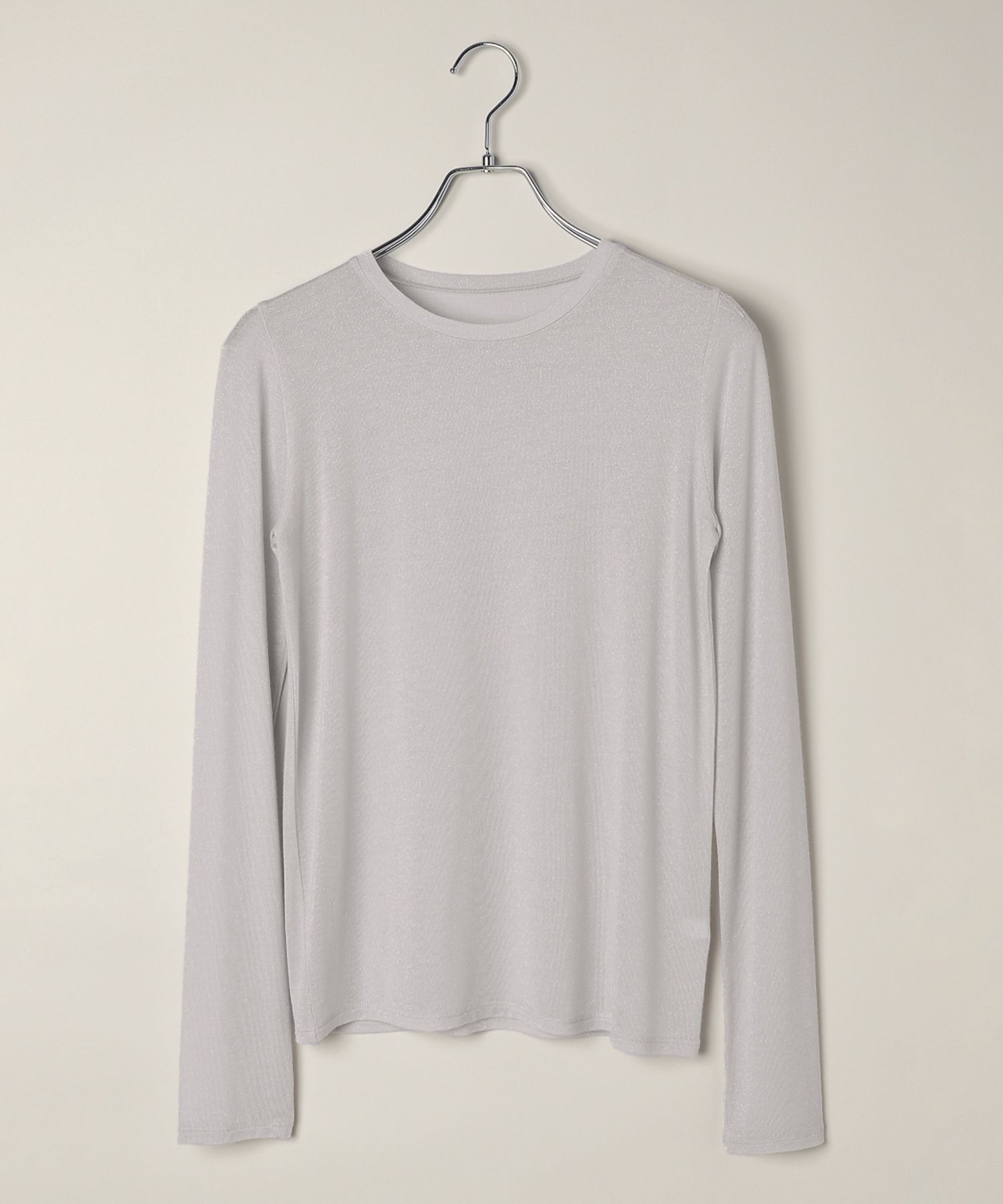 A part by 「カシミヤシルクジャージプルオーバー」|Tシャツ・カットソー|グレー