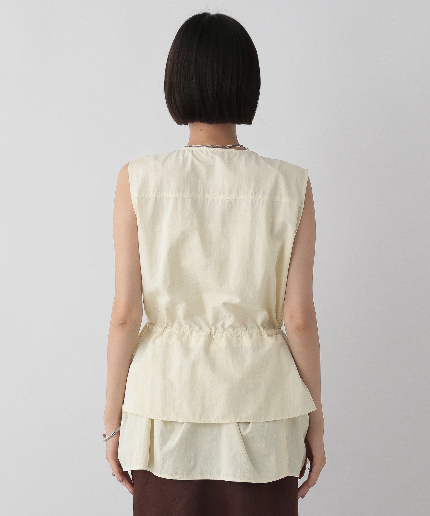 LOWRYS FARM「マルチＷＡＹフリルベスト」|ダウンベスト・ベスト|