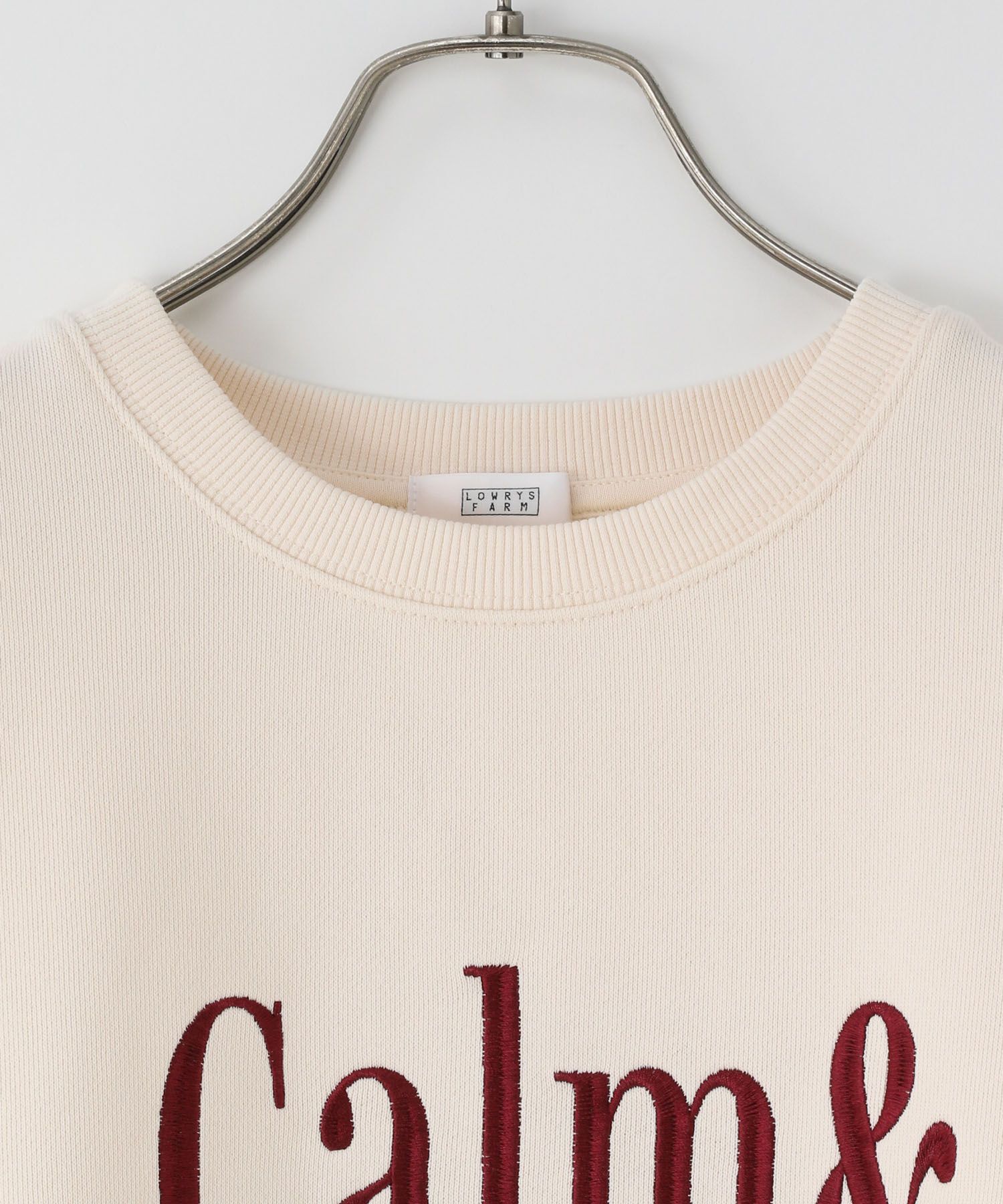 LOWRYS FARM「ＵＳＡロゴウラケプルオーバー」|スウェット・ジャージ|