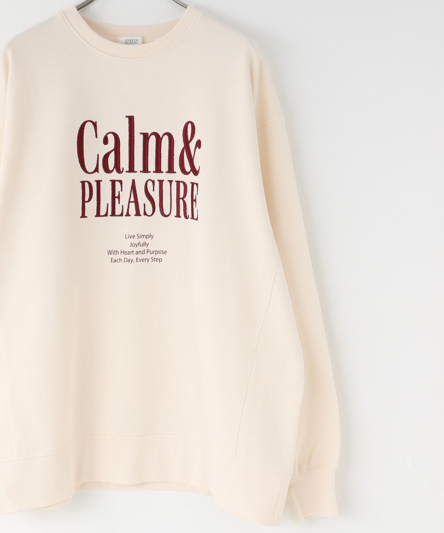 LOWRYS FARM「ＵＳＡロゴウラケプルオーバー」|スウェット・ジャージ|