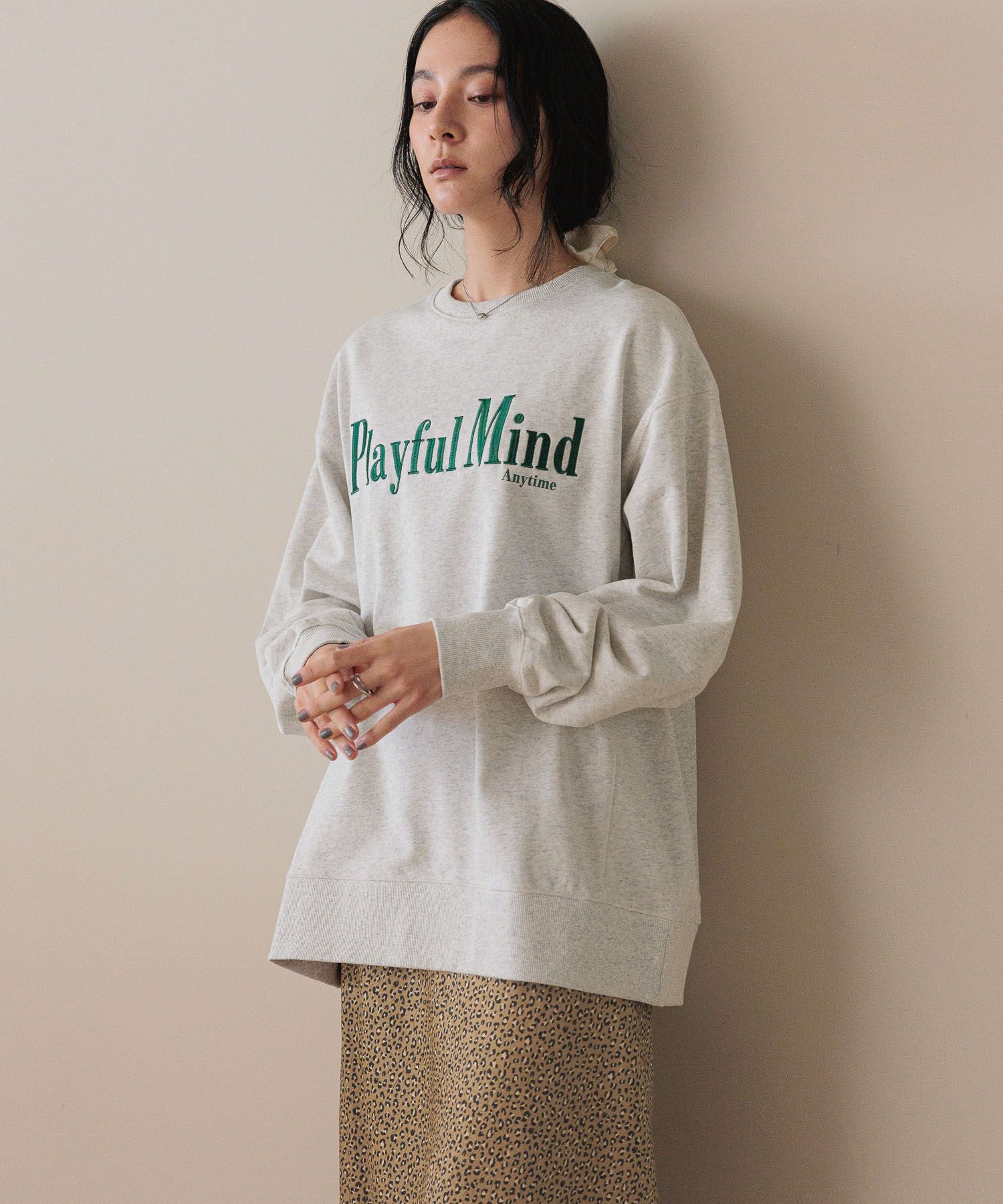 LOWRYS FARM「ＵＳＡロゴウラケプルオーバー」|スウェット・ジャージ|