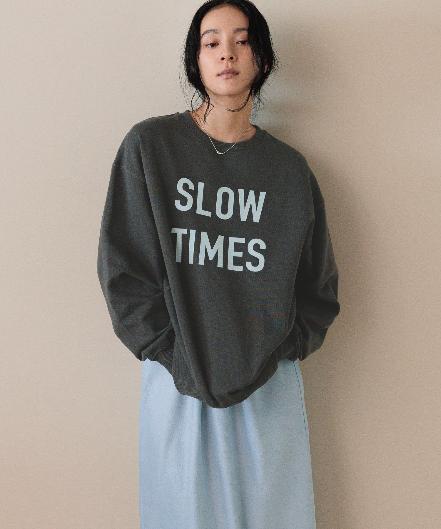 LOWRYS FARM「ＵＳＡロゴウラケプルオーバー」|スウェット・ジャージ|GRY8