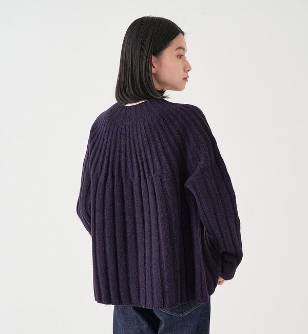 collex「ミックスヤーンニットプルオーバー」|ニット・セーター|