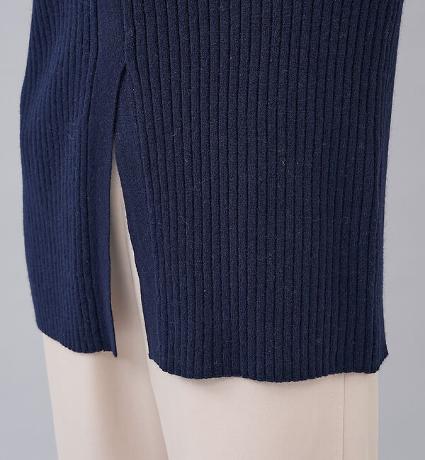collex「【セットアップ対応】フロント スリット リブプルオーバー」|ニット・セーター|