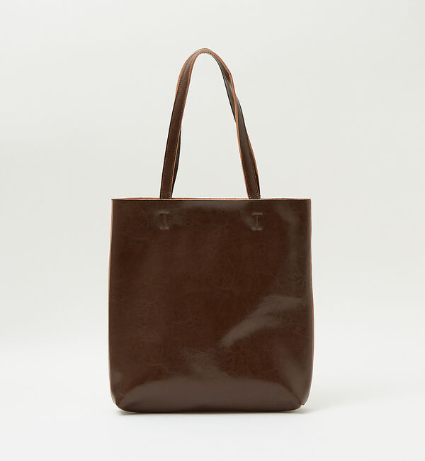 ABAHOUSE「スプリットレザー縦型トートバッグ」|トートバッグ|