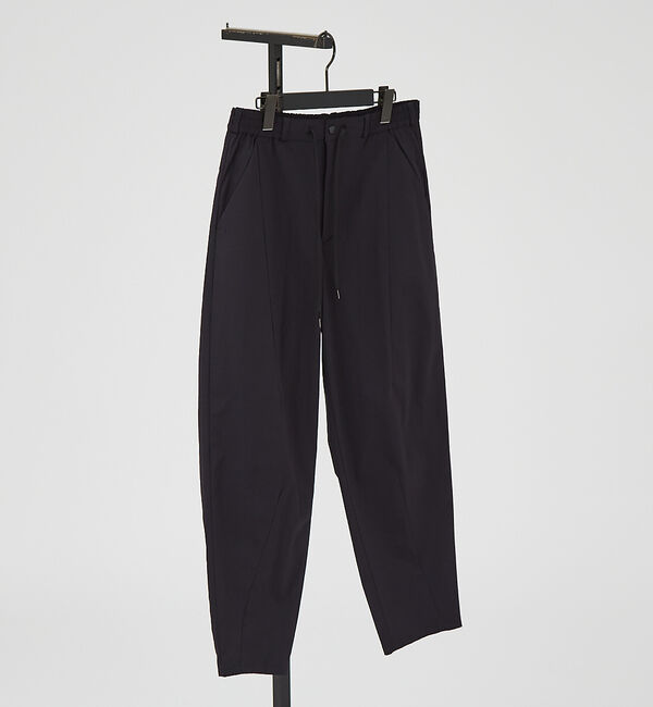 ABAHOUSE「【セットアップ対応】TUCK＆DARTS  ワイドテーパードパンツ」|その他|ブラック