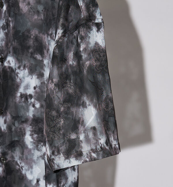 ABAHOUSE「【AH ABAHOUSE】アブストラクト柄 シアーシャツ」|シャツ・ブラウス|