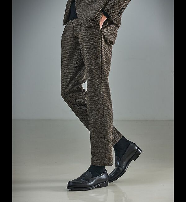 ABAHOUSE「【セットアップ対応】WOOL&times;COTTON ムリネ ジャージ ー イージースラッ」|その他|ブラウン