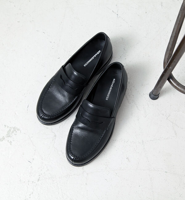 alfredoBANNISTER「グットイヤーウェルト製法 クラシック コインローファー」|ローファー|