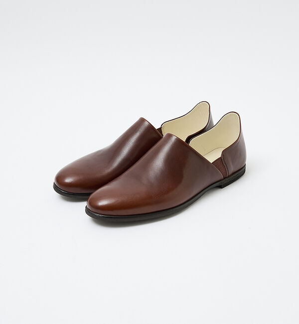 alfredoBANNISTER「【サスティナブル】サイドゴア スリッポン」|スニーカー|ダークブラウン