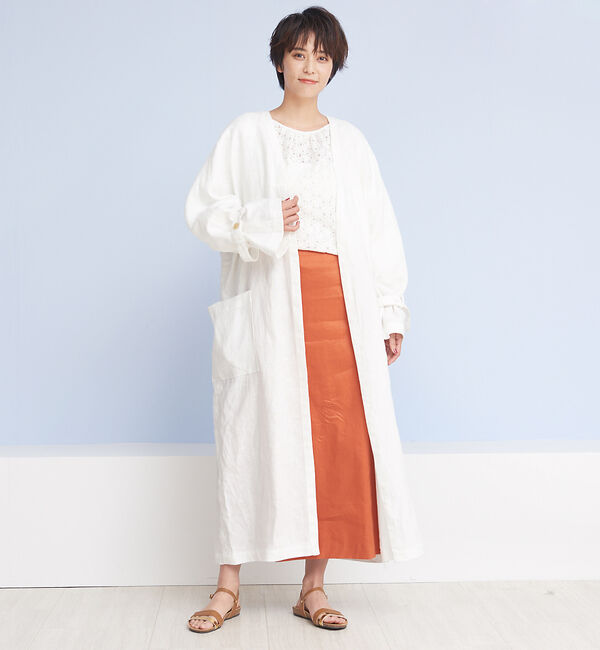 Rouge vif「リネンコートドレス」|その他|