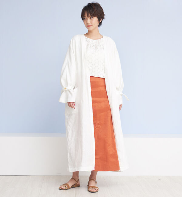 Rouge vif「リネンコートドレス」|その他|