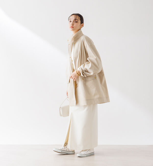 Rouge vif「スタンドカラー ハーフコートブルゾン」|その他|