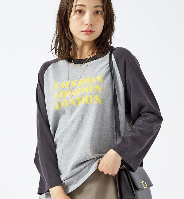 Rouge vif「【R JUBILEE/アール ジュビリー】Favorite City TEE /」|Tシャツ・カットソー|グレー