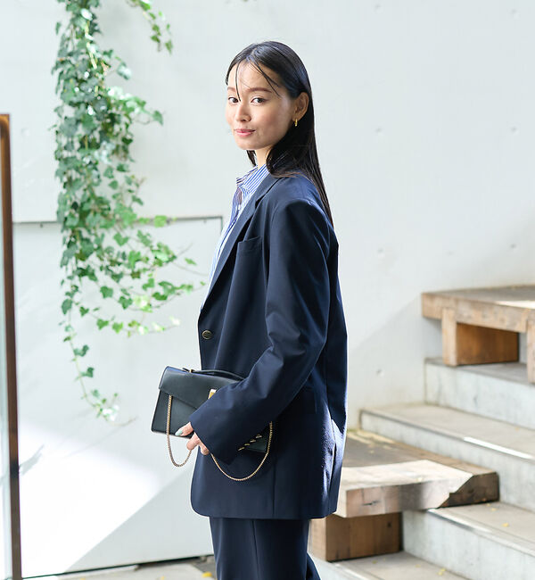 Rouge vif「【セットアップ対応】ビッグシルエットシングルジャケット」|テーラードジャケット|