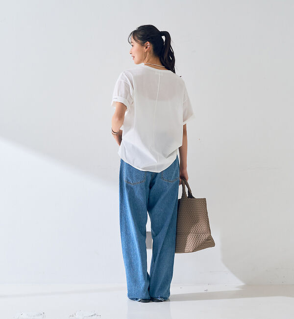 Rouge vif「ターンバックロゴTシャツ」|Tシャツ・カットソー|