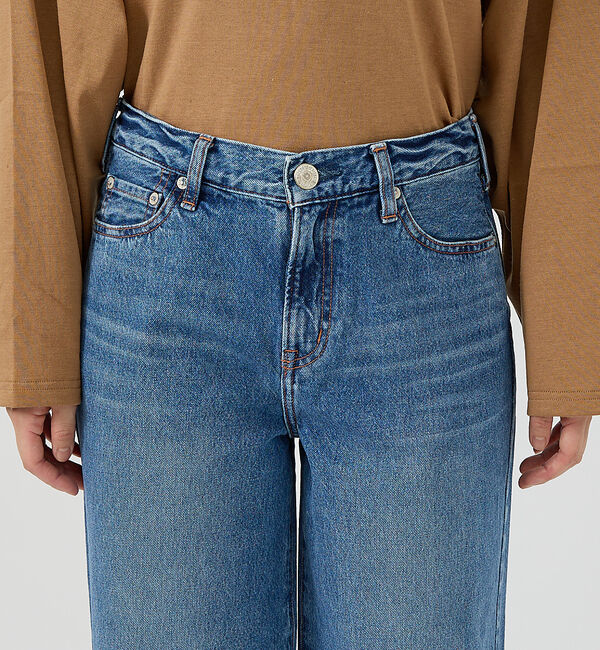 Rouge vif「【NEEDBY heritage/ニードバイヘリテージ】ワイドストレートデニム」|デニム|