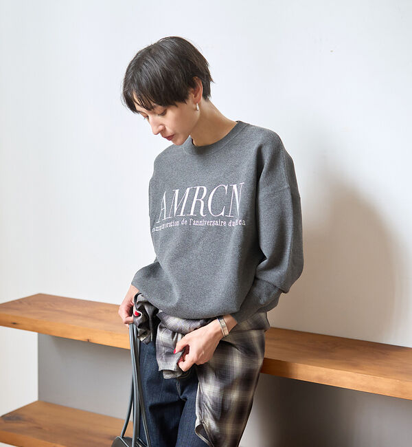 Rouge vif「【AMERICANA&times;MICA＆DEAL/ アメリカーナ&times;マイカ】ロゴニット」|ニット・セーター|