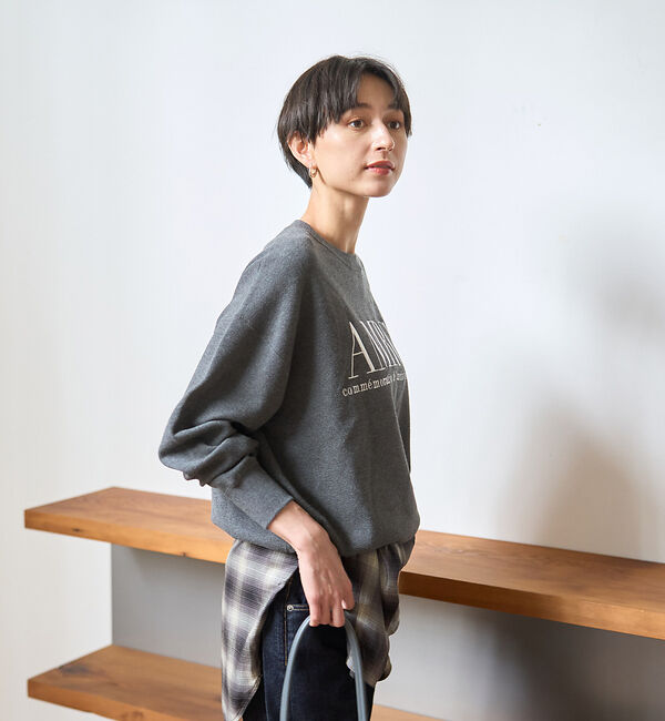 Rouge vif「【AMERICANA&times;MICA＆DEAL/ アメリカーナ&times;マイカ】ロゴニット」|ニット・セーター|