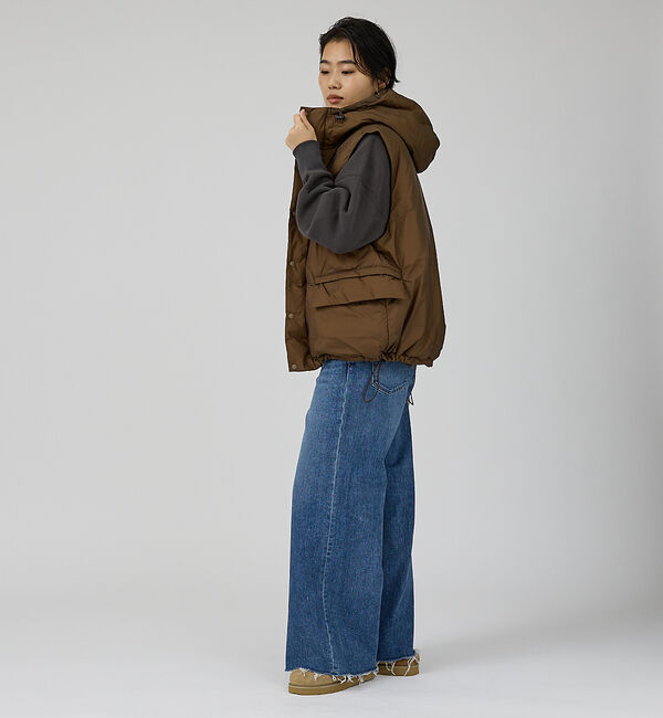 Rouge vif「【RED CARD/レッドカード】Maverick ワイドフレアーパンツデニム」|デニム|