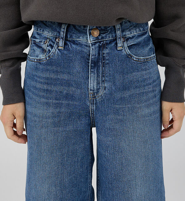 Rouge vif「【RED CARD/レッドカード】Maverick ワイドフレアーパンツデニム」|デニム|