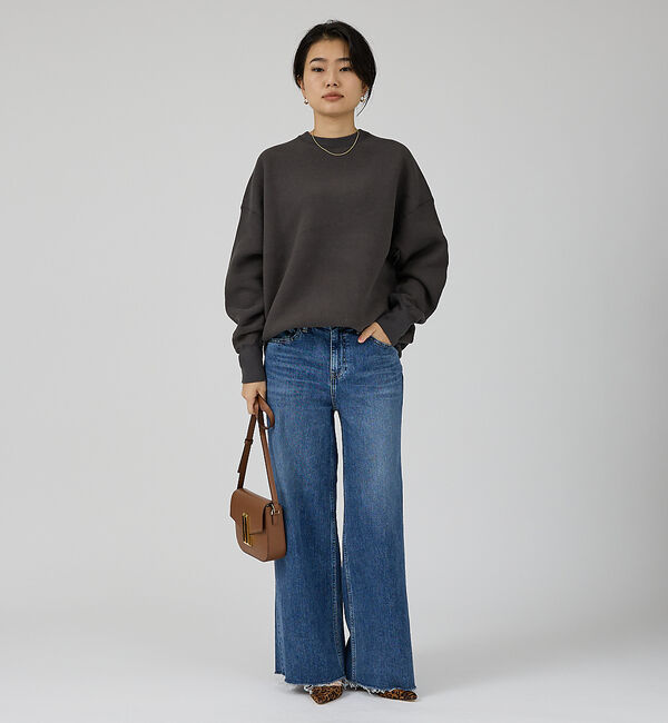 Rouge vif「【RED CARD/レッドカード】Maverick ワイドフレアーパンツデニム」|デニム|