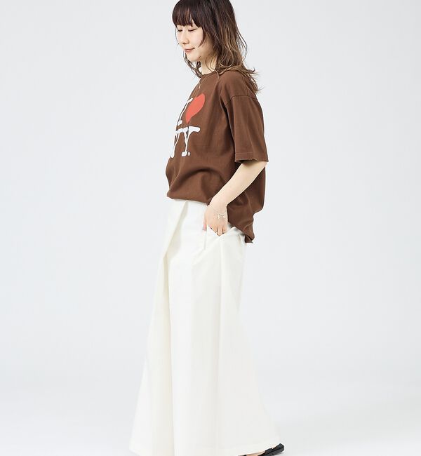 Rouge vif「【JOHNBULL/ジョンブル】I LOVE NY Tシャツ/コットン【WEB限」|Tシャツ・カットソー|