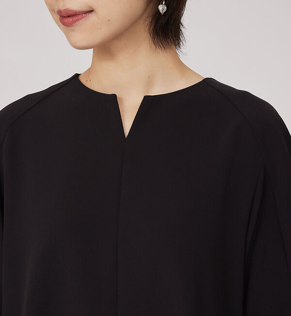 qualite「ギャザースリーブワンピース」|ワンピース|