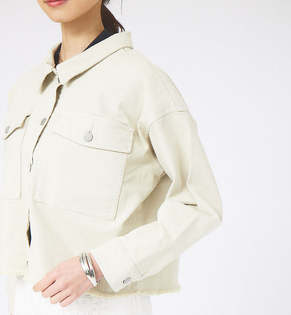 abahouse mavie「デニムショートブルゾン」|その他|